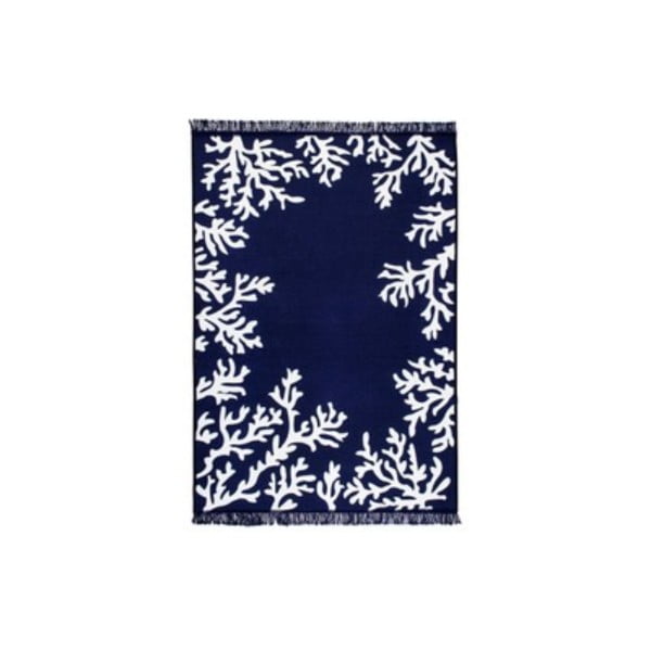 Niebiesko-biały dywan dwustronny Cihan Bilisim Tekstil Coral, 160x250 cm