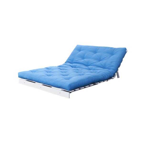 Sofa wielofunkcyjna Karup Roots White/Horizon Blue-image-3