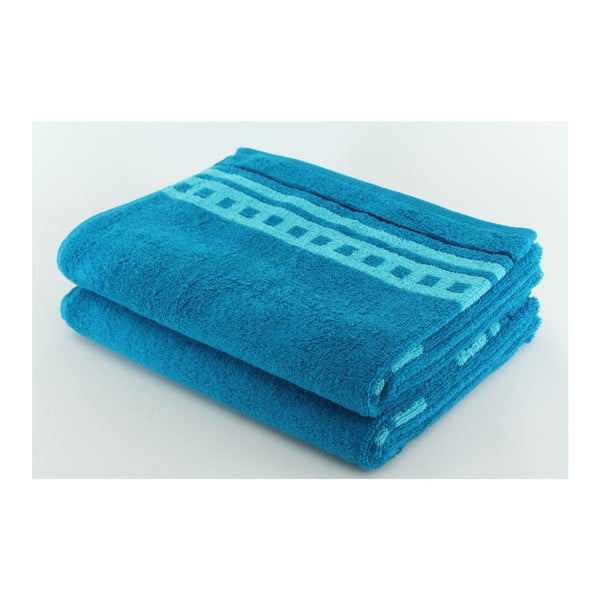 Komplet 2 ręczników Blues, 75x150 cm