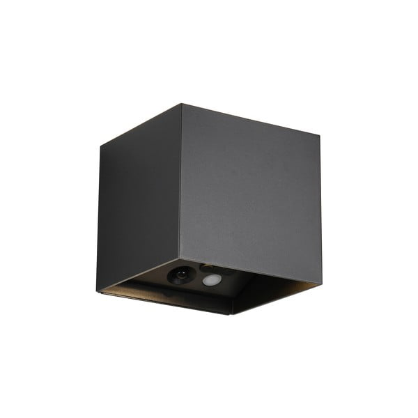 Lampa zewnętrzna ścienna LED z czujnikiem ruchu na USB (wysokość 10 cm) Genie – Trio