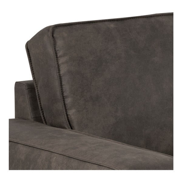 Antracytowa sofa z imitacji skóry Actona Jesolo, 193 cm-image-3