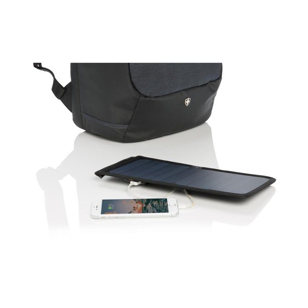 Plecak na notebook z panelem solarnym i 3 wejściami USB XD Design-image-2