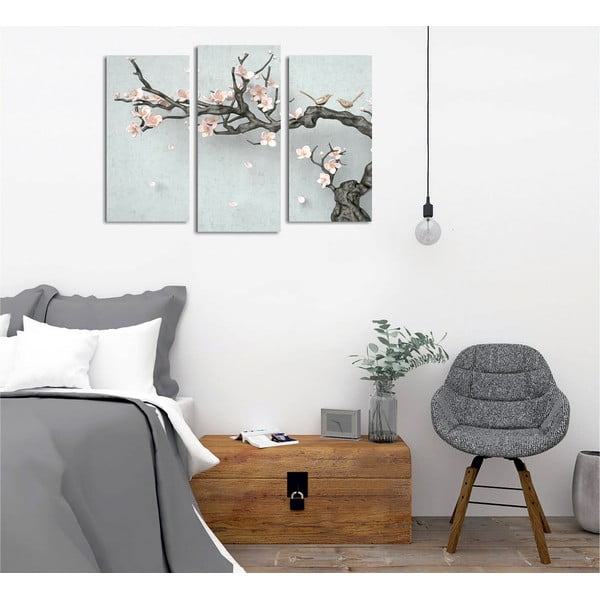 Obrazy zestaw 3 szt. Sakura – Wallity-image-2