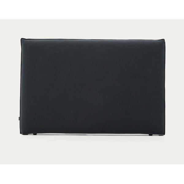 Antracytowy tapicerowany zagłówek 180x118 cm Jaira – Kave Home-image-4