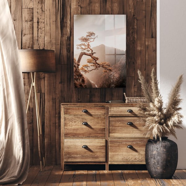 Szklany obraz 50x70 cm Brown Tree – Styler-image-2