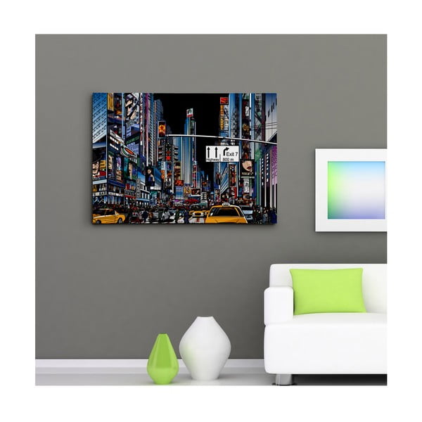 Obraz na płótnie "Time Square II", 50x70 cm