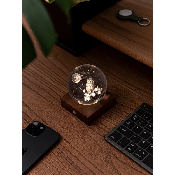 Dekoracja świetlna na USB ø 8 cm Amber – Gingko-image-4