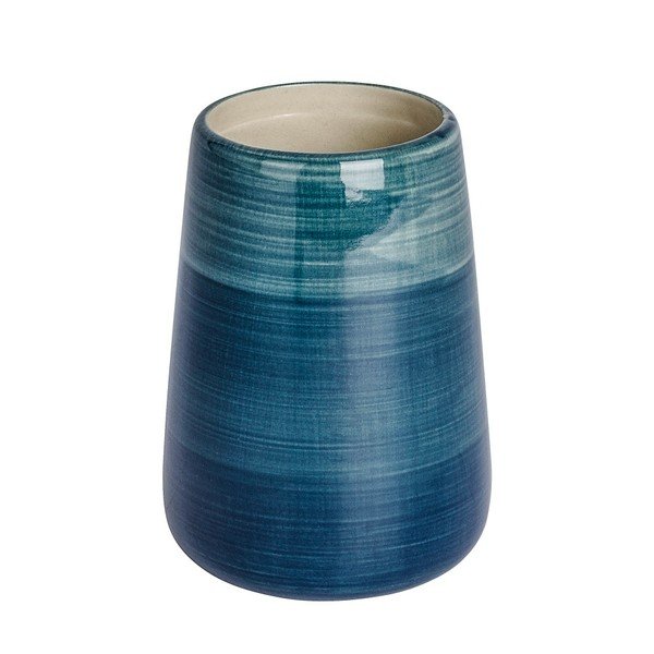 Turkusowy kubek na szczoteczki do zębów Wenko Pottery-image-1