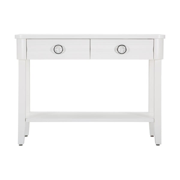 Biała konsola z litego drewna jodłowego 40x110 cm Shine – Mauro Ferretti-image-2