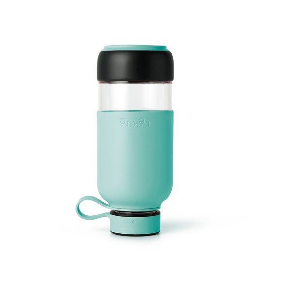 Turkusowa podróżna szklana butelka 500 ml To Go – Lékué-image-4