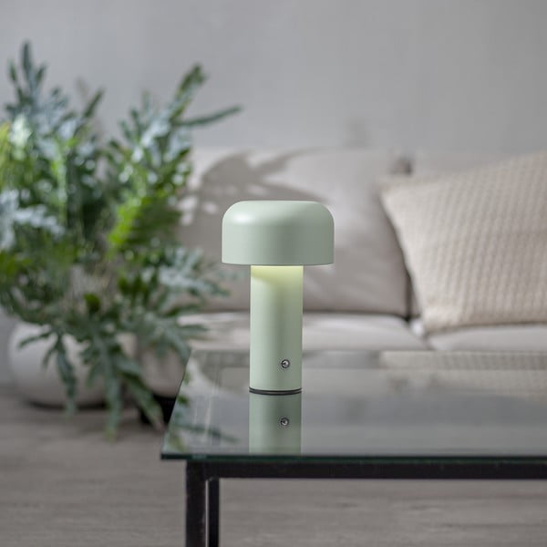 Zielona lampa stołowa LED (wysokość 21,5 cm) Bobby – Star Trading-image-1
