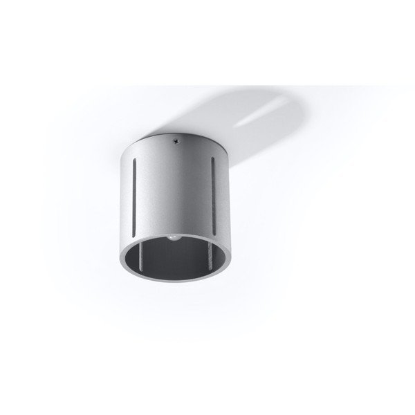Szara lampa sufitowa Sollux Vulco-image-1