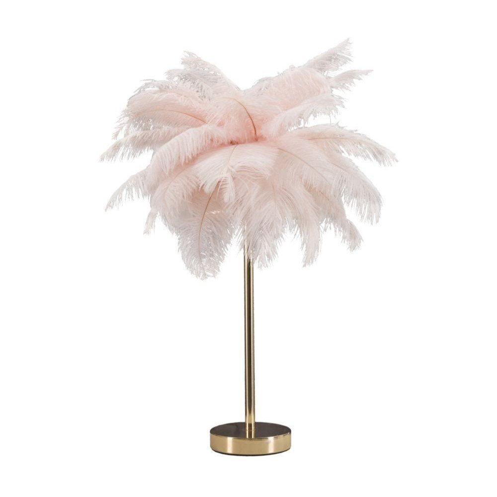 Lampa stołowa w różowo-złotym kolorze (wysokość 55 cm) Palm Pink – Mauro Ferretti