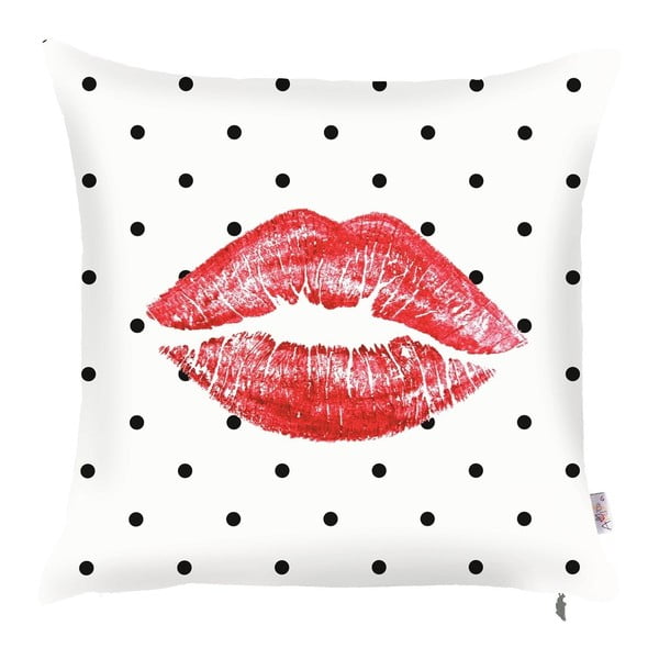 Poszewka na poduszkę Mike & Co. NEW YORK Red Lips, 43x43 cm