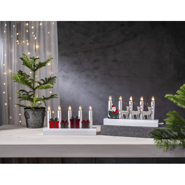 Czerwono-biała świąteczna dekoracja świetlna do kontaktu Julia – Star Trading-image-3