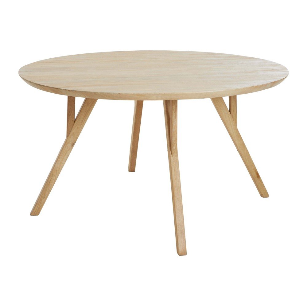 Okrągły stół z litego drewna mango ø 140 cm Quenza – Light & Living