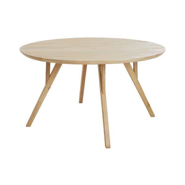 Okrągły stół z litego drewna mango ø 140 cm Quenza – Light & Living