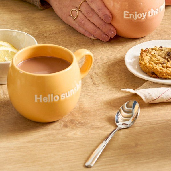 Pomarańczowy kamionkowy kubek 420 ml Muggies – Salt&Pepper-image-1