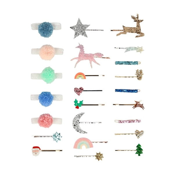 Kalendarz adwentowy Hair Accessories – Meri Meri-image-3