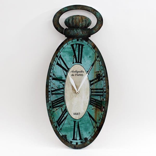 Zegar z francuską duszą, antique blue
