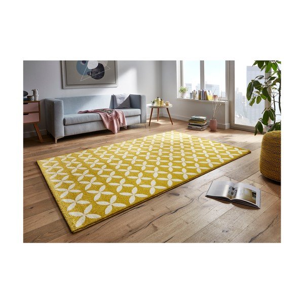 Żółty dywan Mint Rugs Tiffany, 290x200 cm-image-3