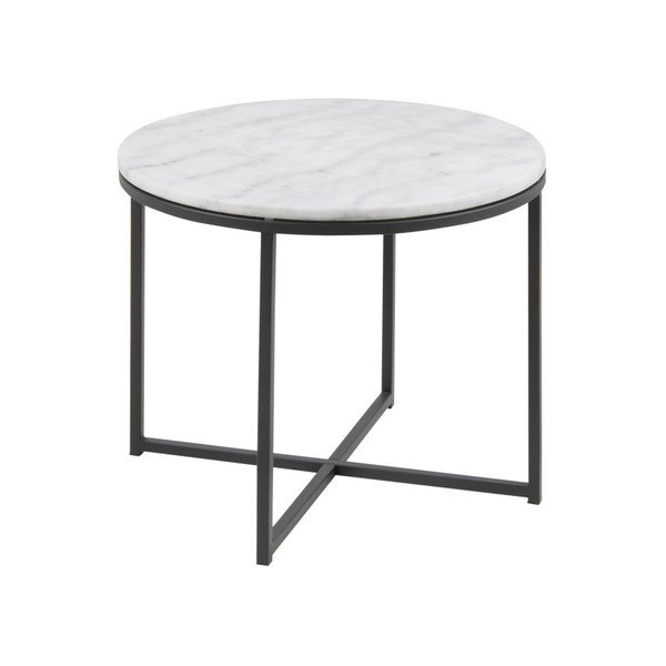 Stolik z marmurowym blatem Actona Cross