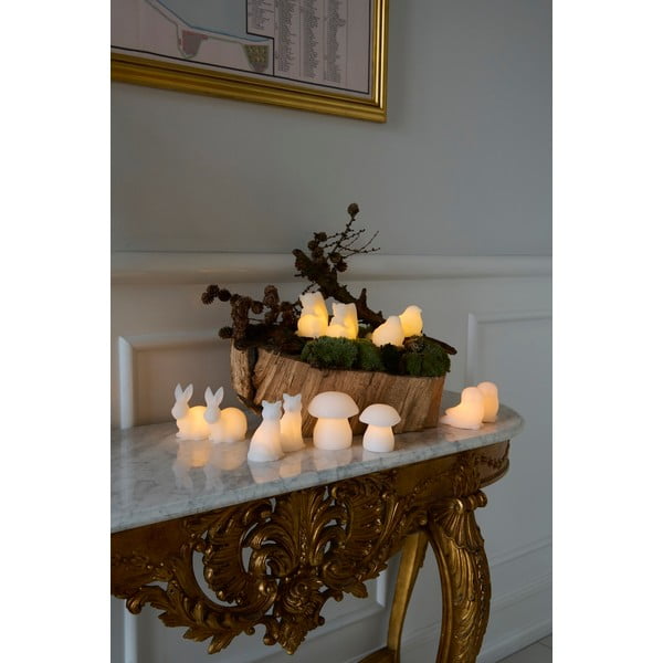 Białe świąteczne dekoracje świetlne 2 szt. ø 9 cm Elvina – Sirius-image-1