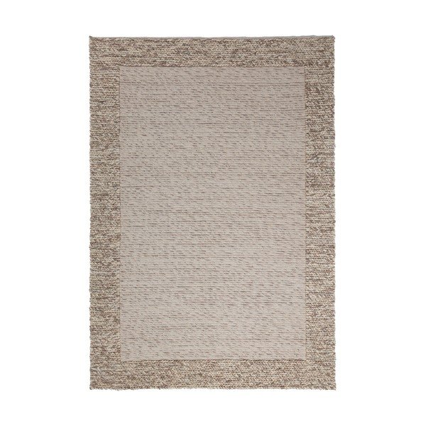 Dywan z mieszanki wełny tkany ręcznie w naturalnym kolorze 200x290 cm Rue – Flair Rugs
