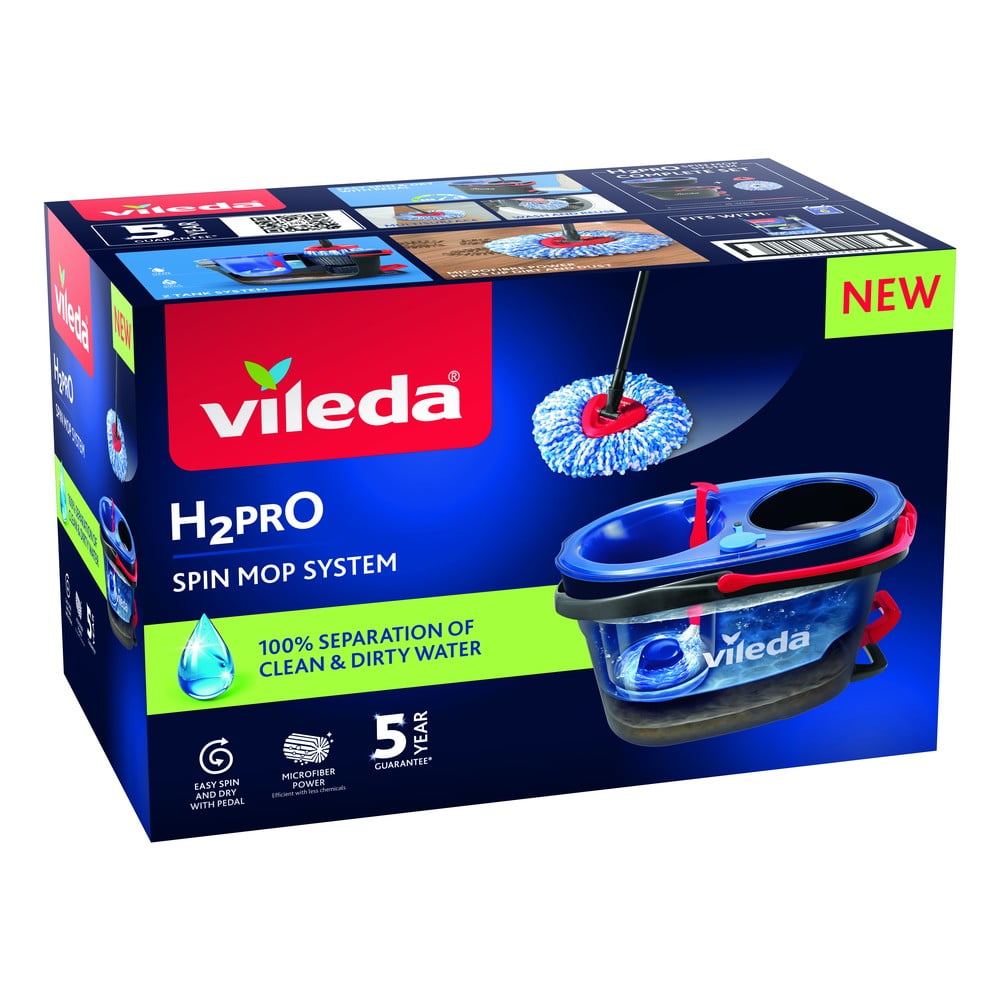 Mop rotacyjny z wiadrem H2PrO – Vileda (zdjęcie 4)