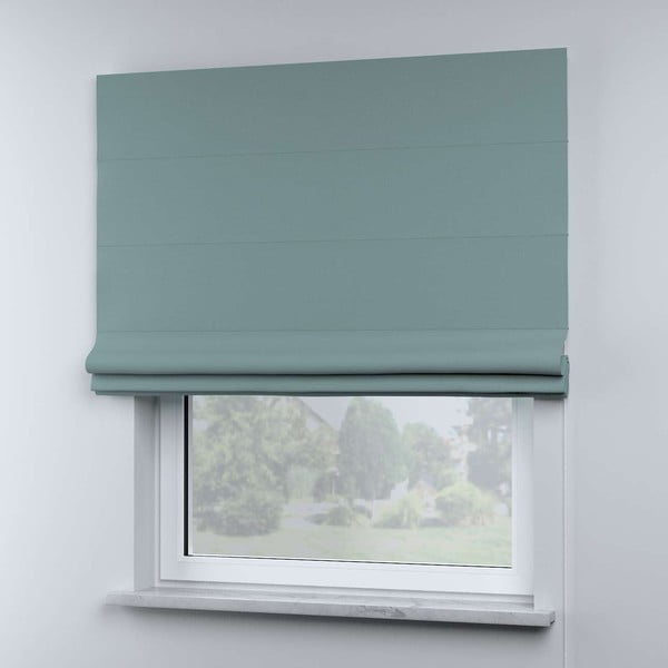 Zielona roleta rzymska 170x100 cm Cotton Story – Yellow Tipi-image-1