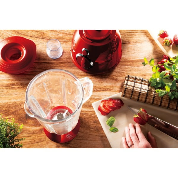 Czerwony blender kielichowy Burgundy Metallic Line – BerlingerHaus-image-3