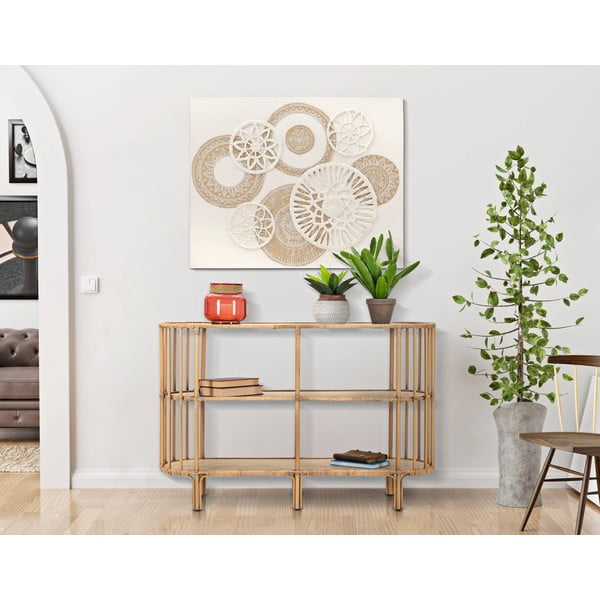 Naturalny metalowy regał 120x80 cm Panama – Mauro Ferretti-image-1