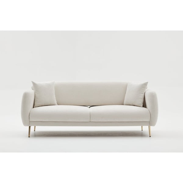 Biała rozkładana sofa 210 cm Simena – Balcab Home-image-1