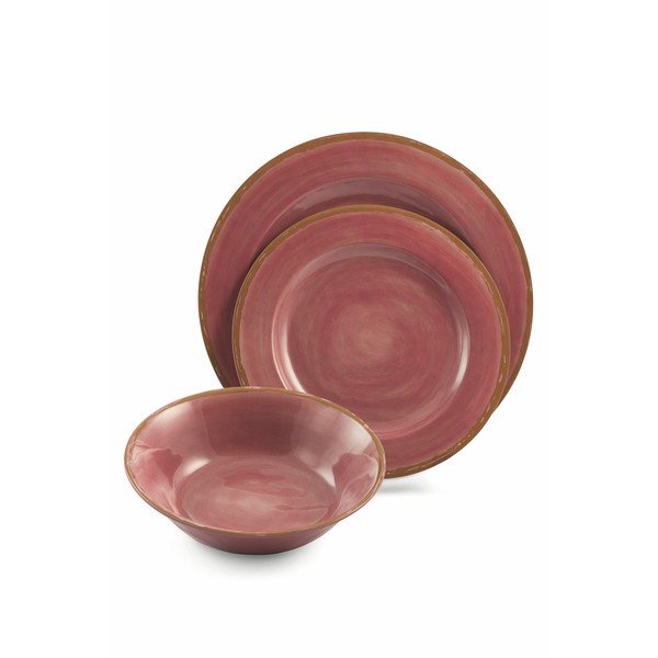 Zestaw kolorowych naczyń 18-częściowy Villa d'Este Lucia-image-2