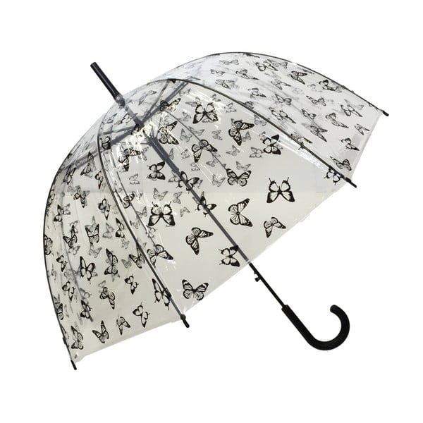 Przezroczysty parasol Ambiance Butterflies, ⌀ 83 cm