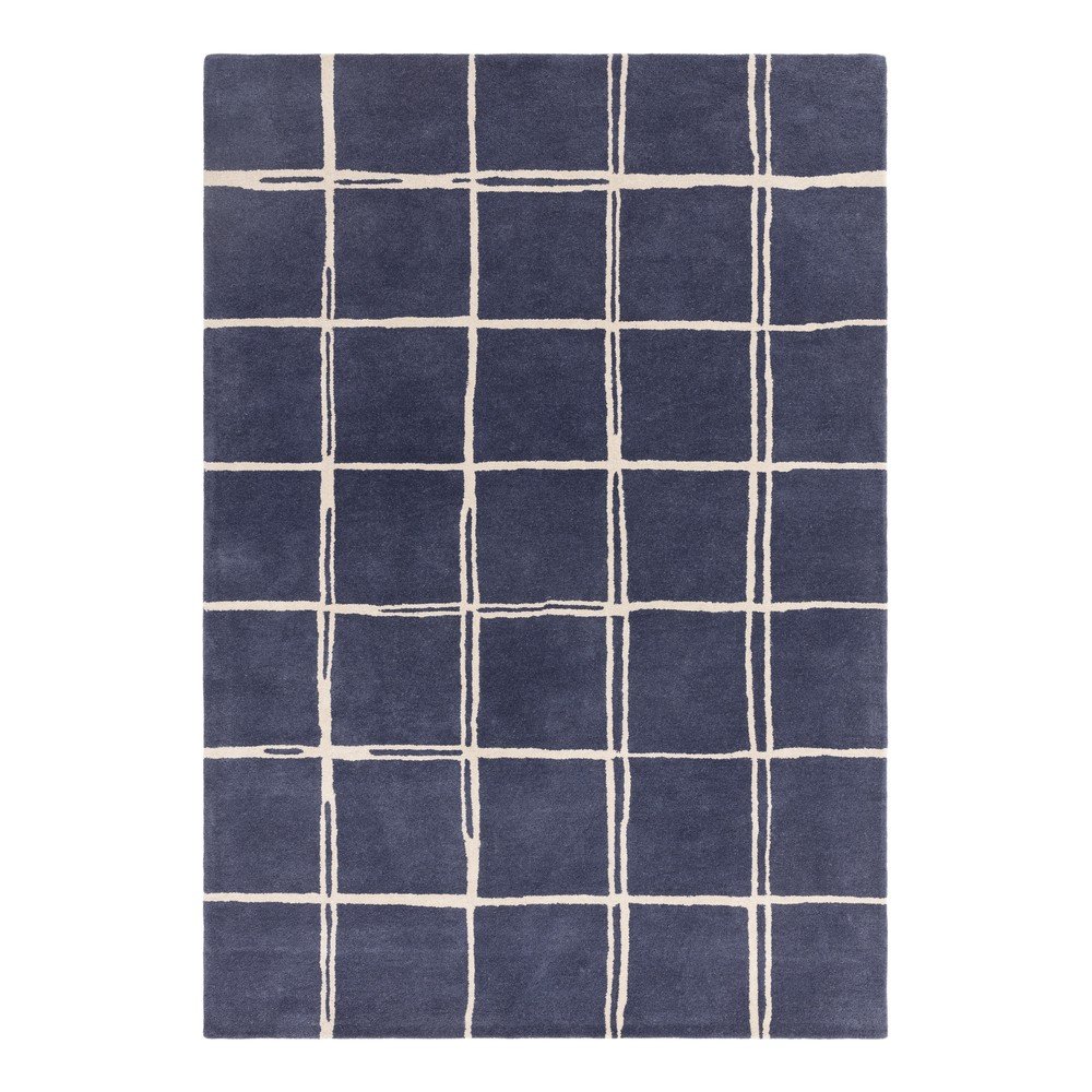 Niebieski wełniany dywan tkany ręcznie 160x230 cm – Asiatic Carpets