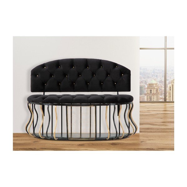 Czarna sofa Mauro Ferretti Glam-image-1