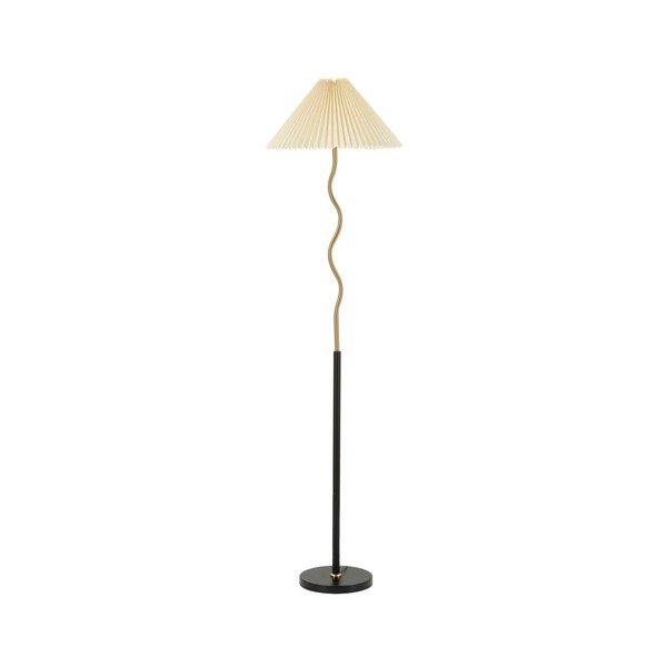 Lampa stojąca w czarno-złotym kolorze (wysokość 172 cm) Closy – Mauro Ferretti