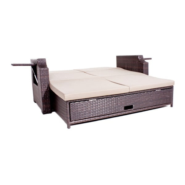 Ogrodowa sofa rozkładana ze schowkiem ADDU Monaco-image-3