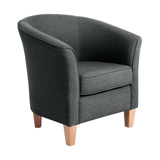 Antracytowy fotel Max Winzer Livia Anthracite