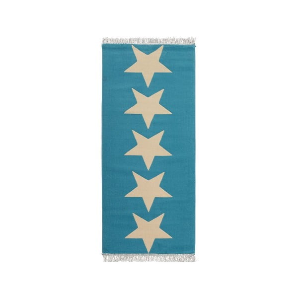 Niebieski dywan Hanse Home Stars, 80 x 200 cm
