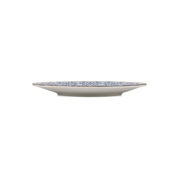 Biały/niebieski porcelanowy talerz ø 25 cm Azul – BonBistro-image-3