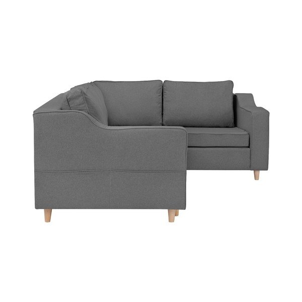 Szara rozkładana 4-osobowa sofa Mazzini Sofas Jonquille, prawostronna-image-4