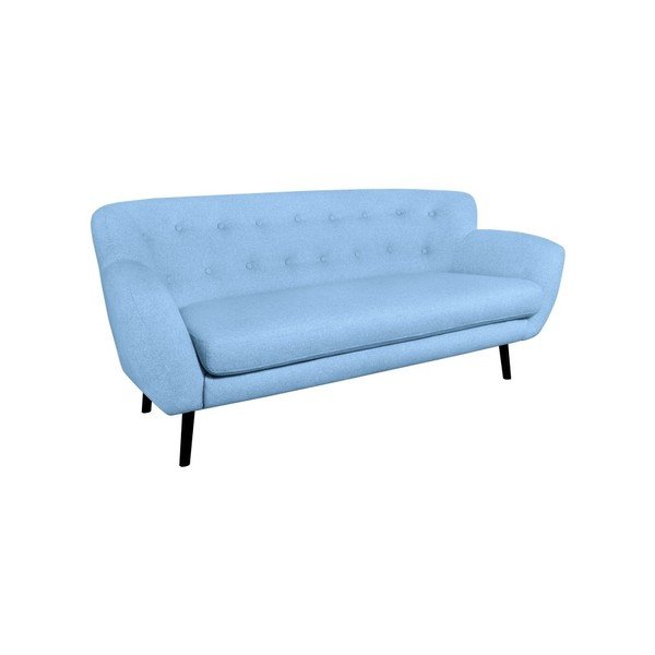 Jasnoniebieska sofa trzyosobowa Kooko Home Rock-image-2