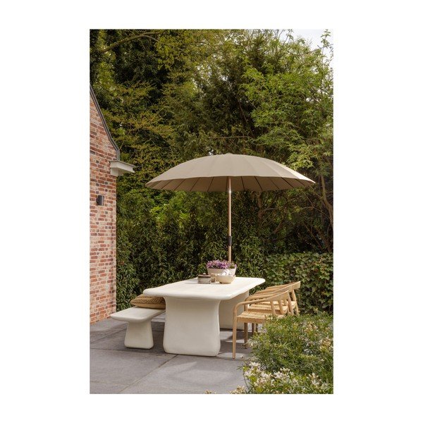 Zielony/beżowy parasol ogrodowy ø 280 cm Monica – WOOOD-image-4