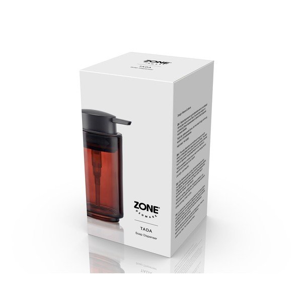 Brązowy szklany dozownik do mydła 250 ml Tada – Zone-image-4