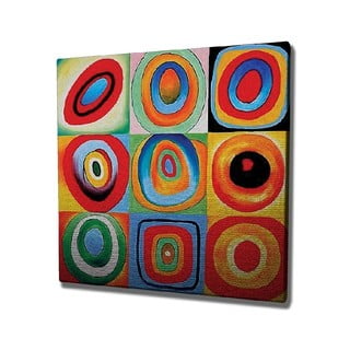 Reprodukcja obrazu na płótnie Kandinsky, 45x45 cm