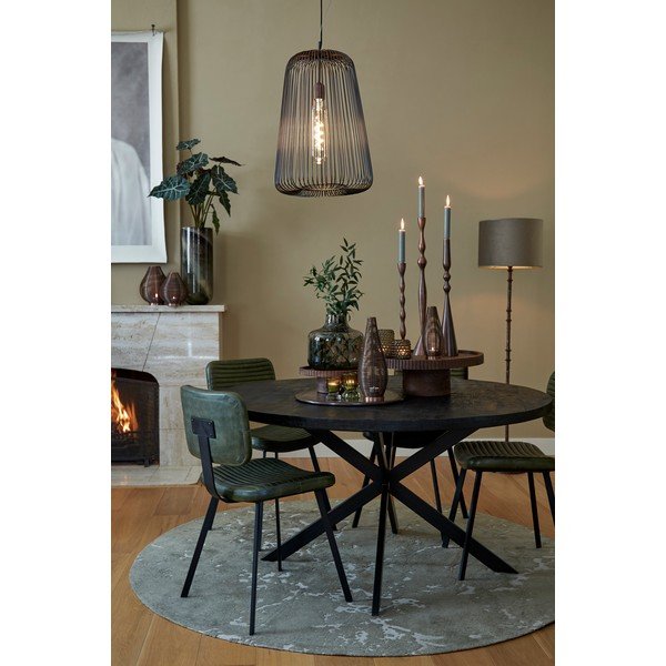 Okrągły dywan w kolorze khaki ø 200 cm Sjors – Light & Living-image-3