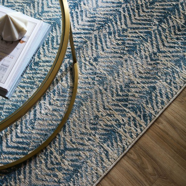 Niebieski dywan 120x160 cm Lua Abstract – Flair Rugs-image-2