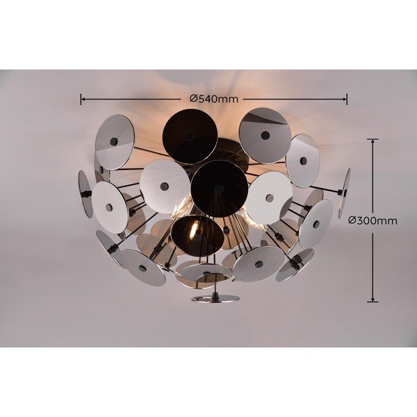 Lampa sufitowa w kolorze matowej czerni Discalgo – Trio-image-3